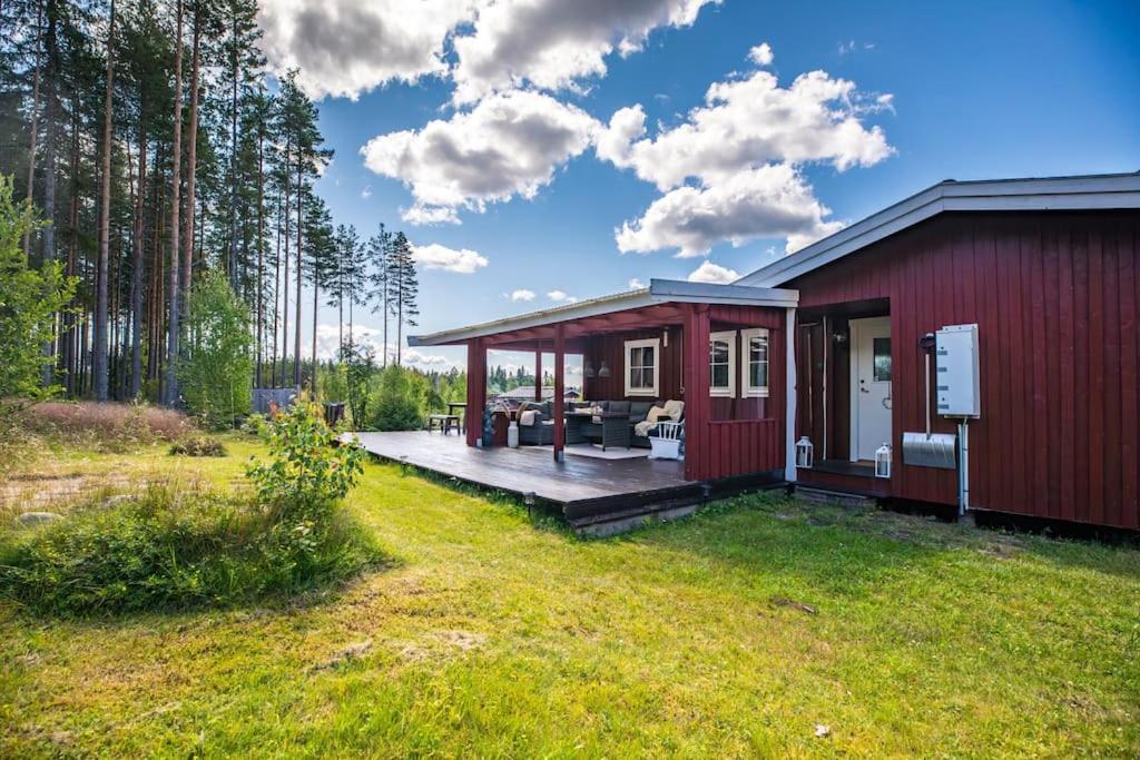 Vila Langroesta; Ruime Blokhut Grenzend Aan Bos Hagfors Exteriér fotografie
